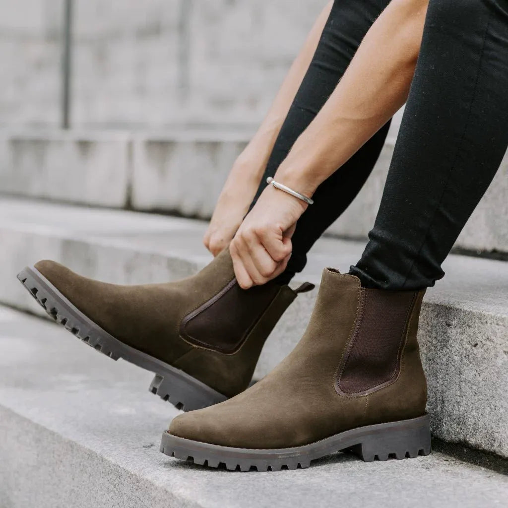 Jess | Women’s Ankle Boots - Chunky Lug Sole