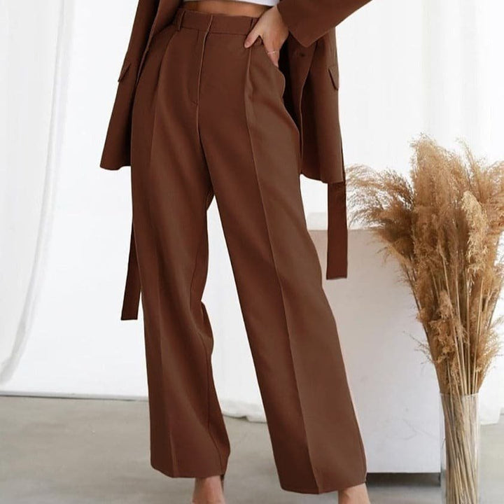 Iris | High Waisted Wide Leg Pants