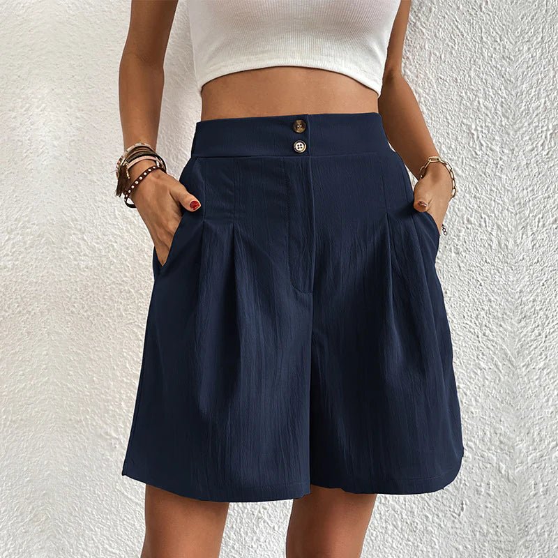 Blair | High Waist Wide Leg Shorts