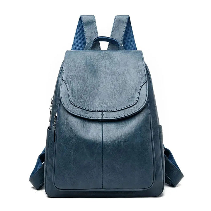 Maya | Anti-Theft Leather Backpack