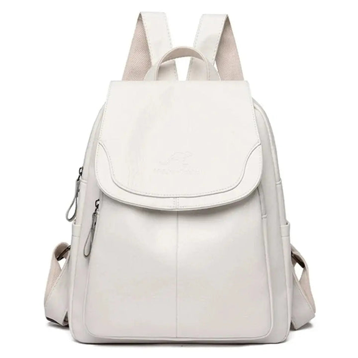 Maya | Anti-Theft Leather Backpack