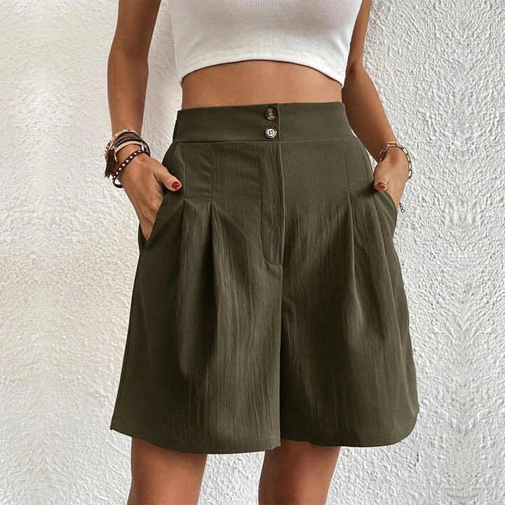 Blair | High Waist Wide Leg Shorts