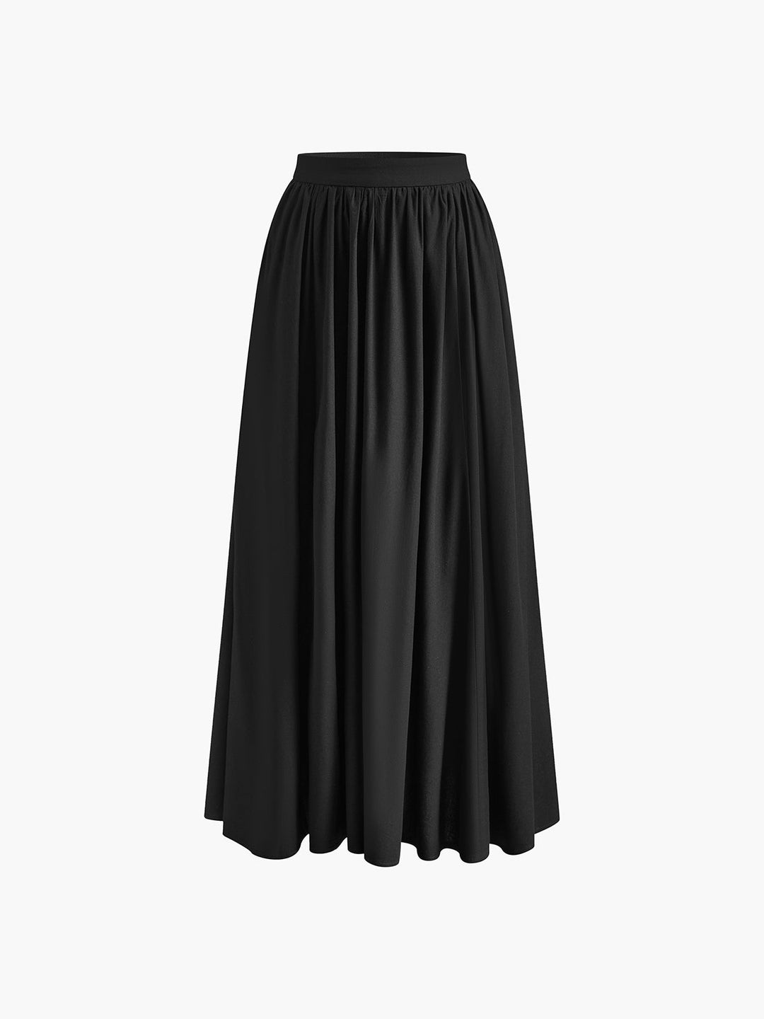 Florence | High Waist Pleated A-Line Maxi