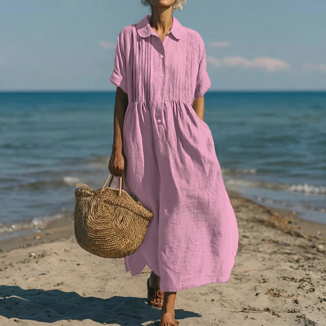 Sienna | Elegant Linen Dress