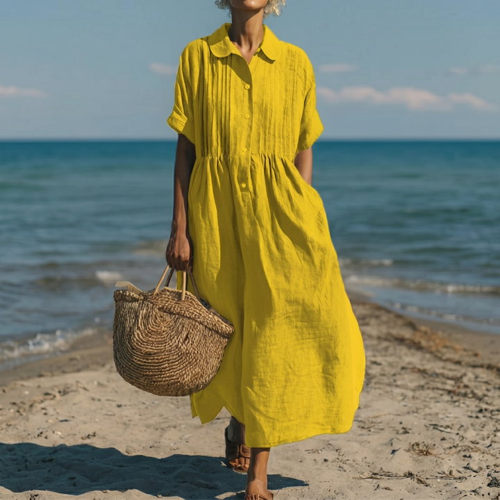 Sienna | Elegant Linen Dress