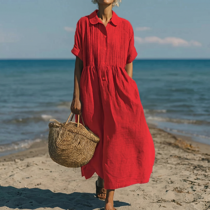 Sienna | Elegant Linen Dress