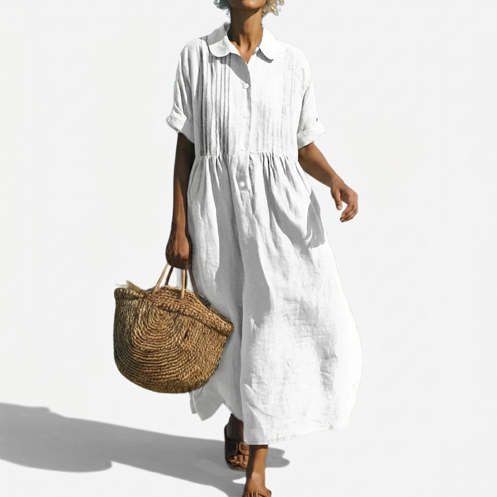 Sienna | Elegant Linen Dress