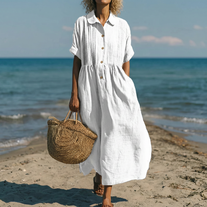 Sienna | Elegant Linen Dress