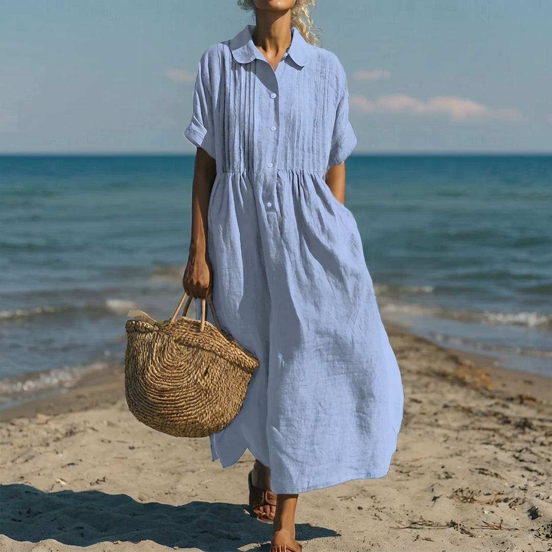 Sienna | Elegant Linen Dress