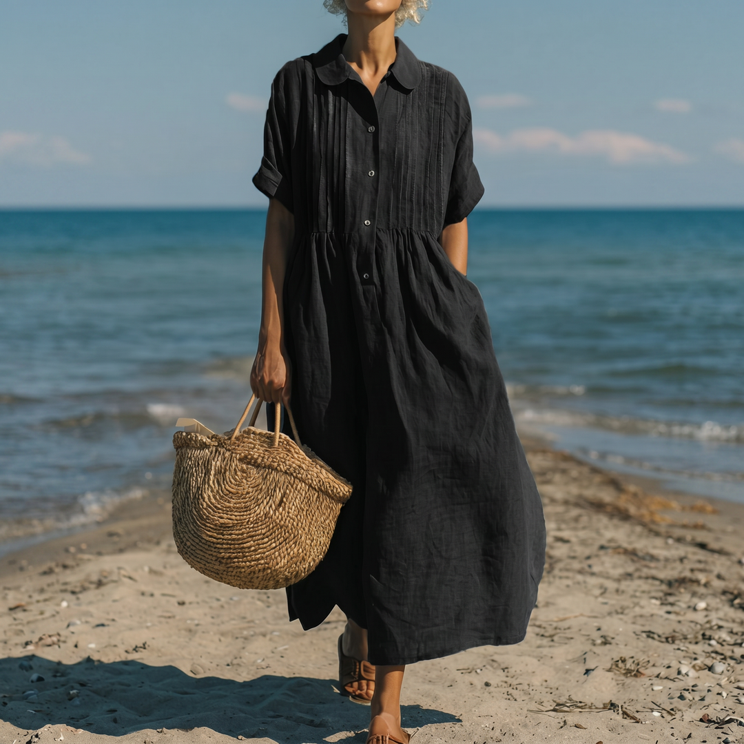 Sienna | Elegant Linen Dress