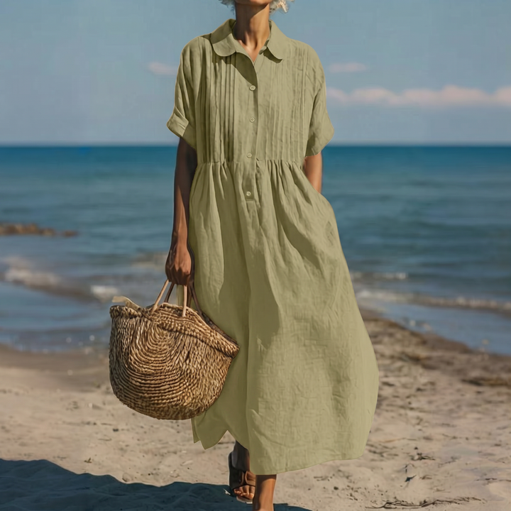 Sienna | Elegant Linen Dress