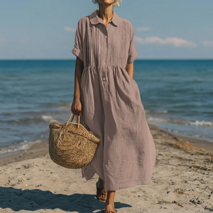 Sienna | Elegant Linen Dress