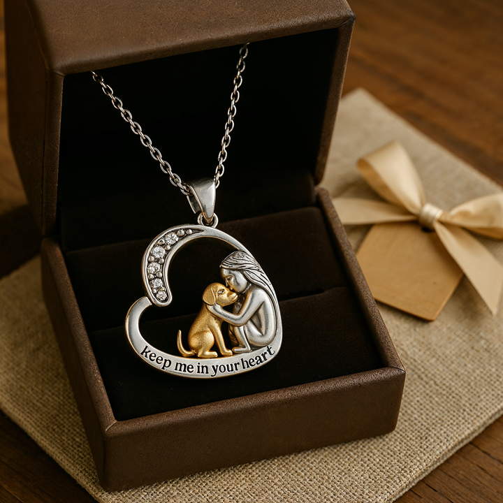 Emery | Heart-Shaped Pendant Necklace for Dogs