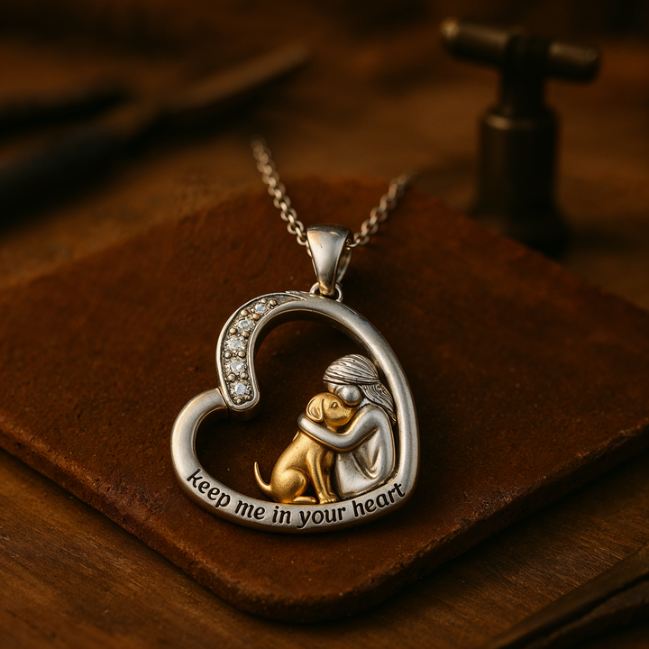 Emery | Heart-Shaped Pendant Necklace for Dogs