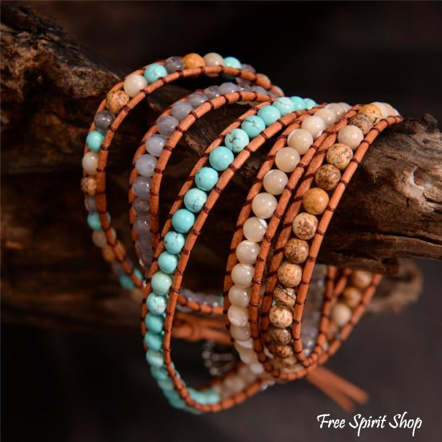 Bette | Agate, Jasper & Howlite Stone