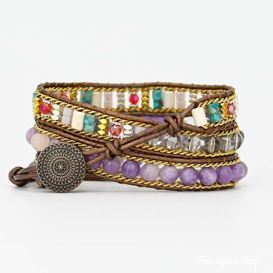 Meg | Amethyst Heart Wrap