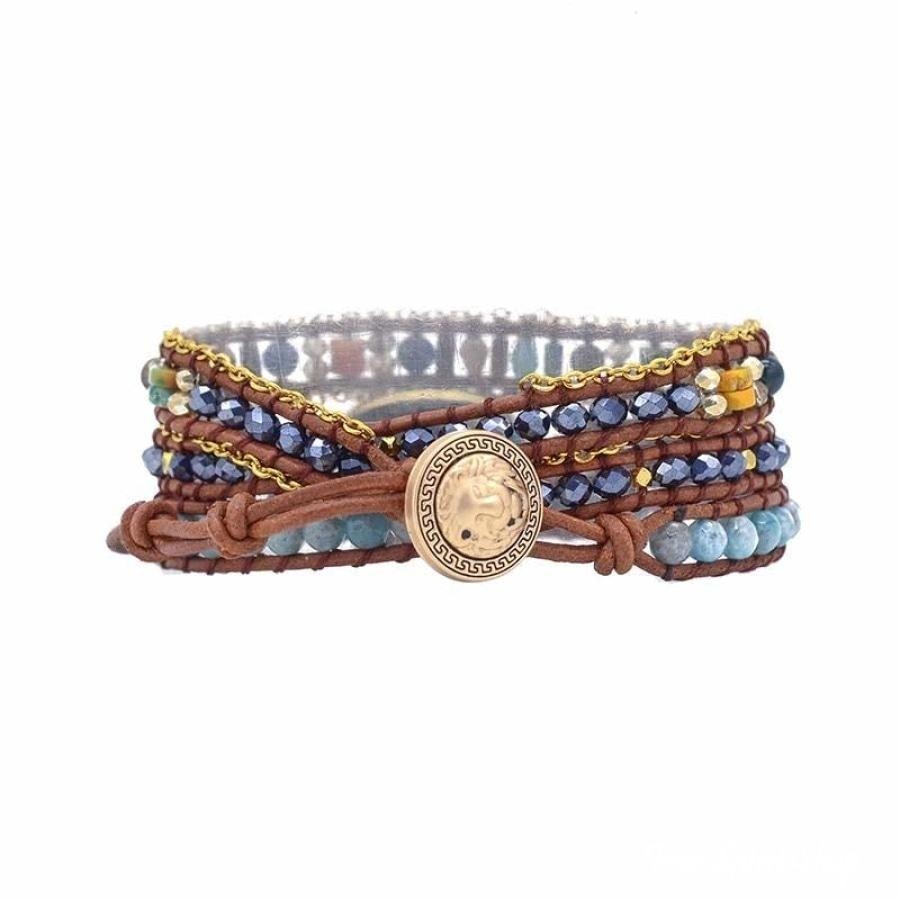 Delia | Blue Apatite Gemstone Wrap