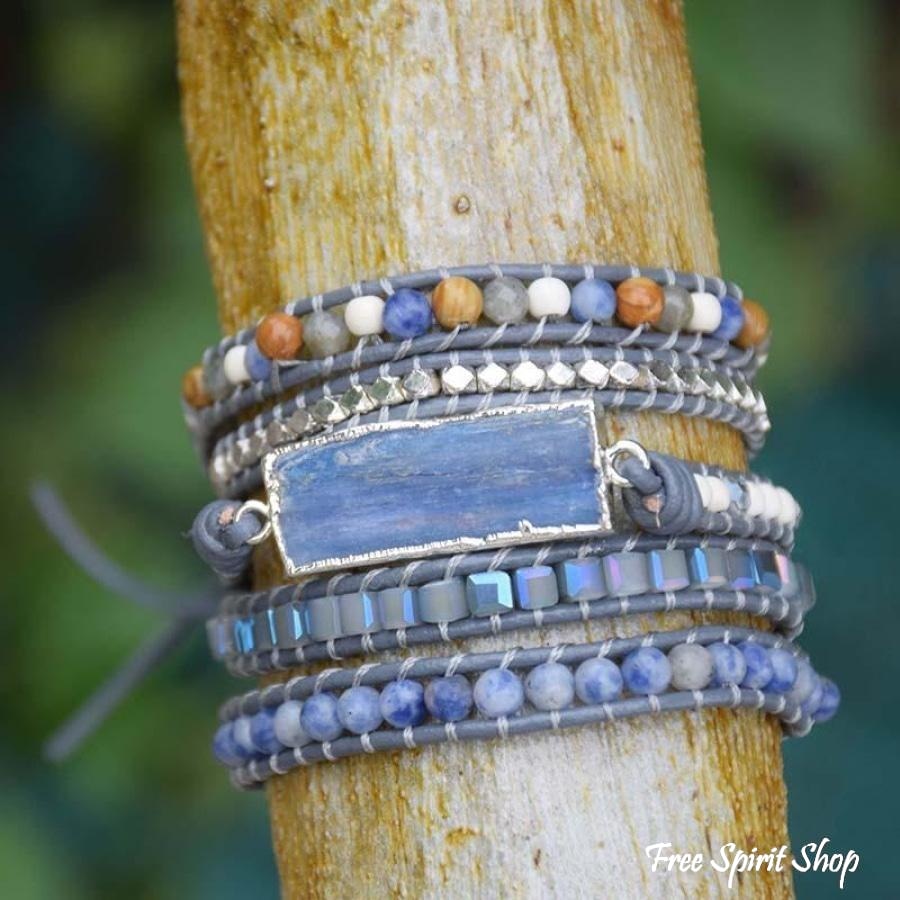 Ruby | Blue Topaz Sodalite & Howlite