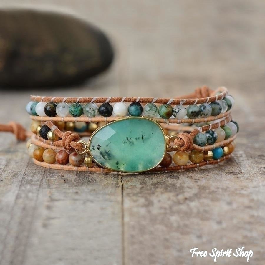 Alexa | Green Jade Jasper and Moss