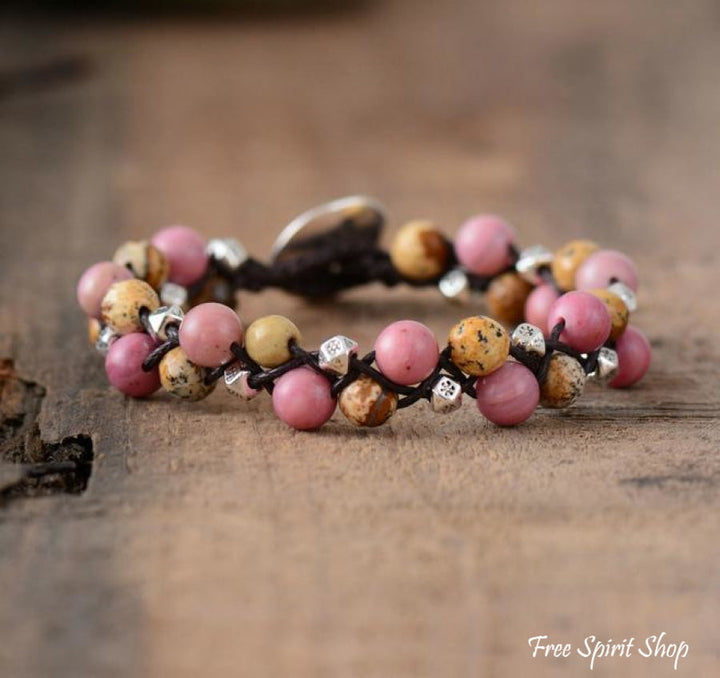 Serena | Jasper & Rhodonite Gemstone Wrap