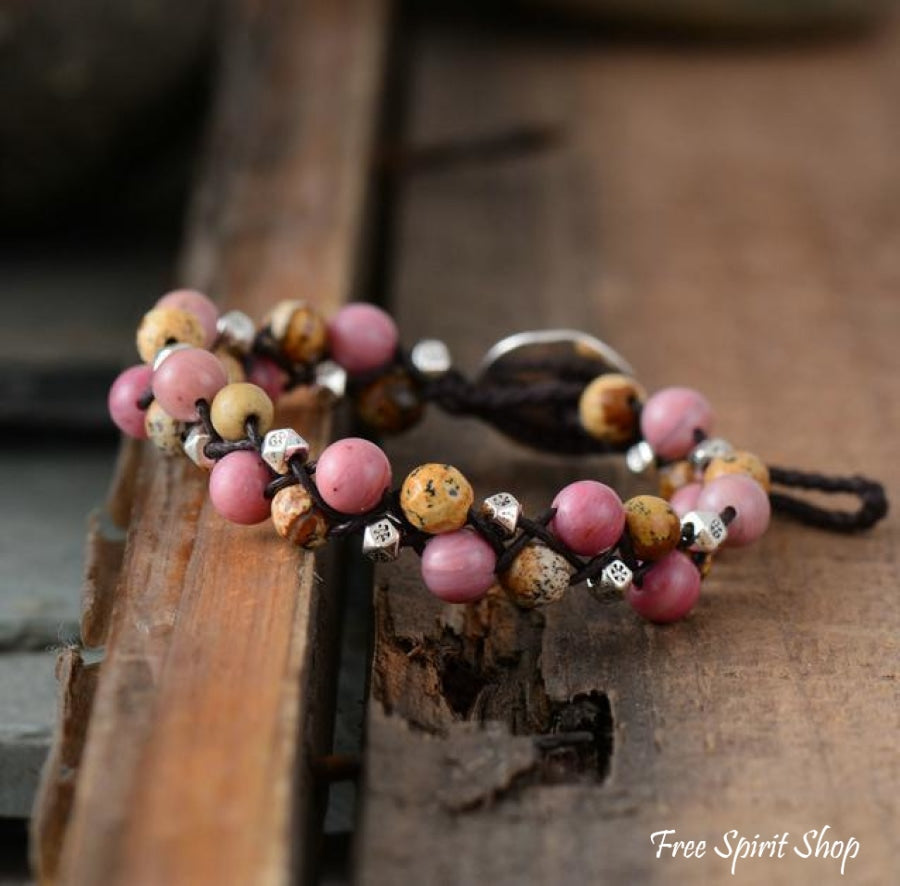 Serena | Jasper & Rhodonite Gemstone Wrap