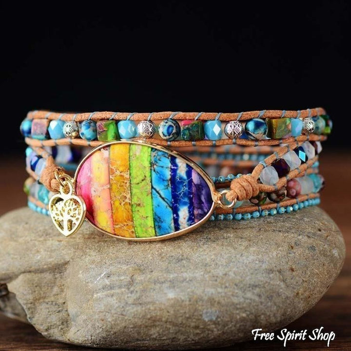 Crystal | Mix Gemstones & Rainbow Chakra