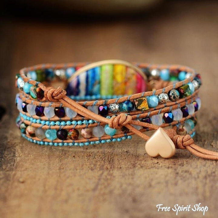 Crystal | Mix Gemstones & Rainbow Chakra
