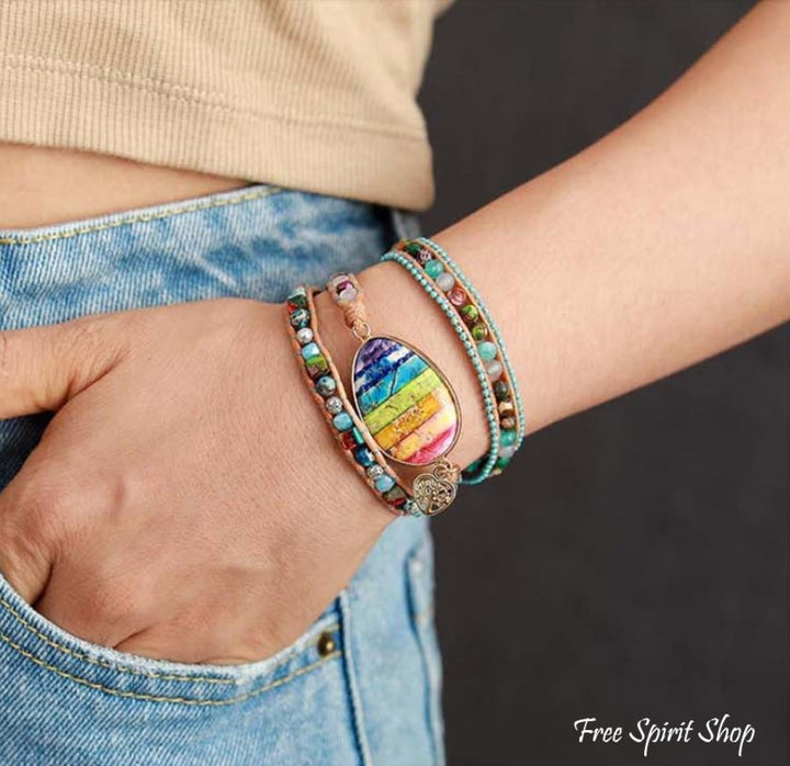 Crystal | Mix Gemstones & Rainbow Chakra