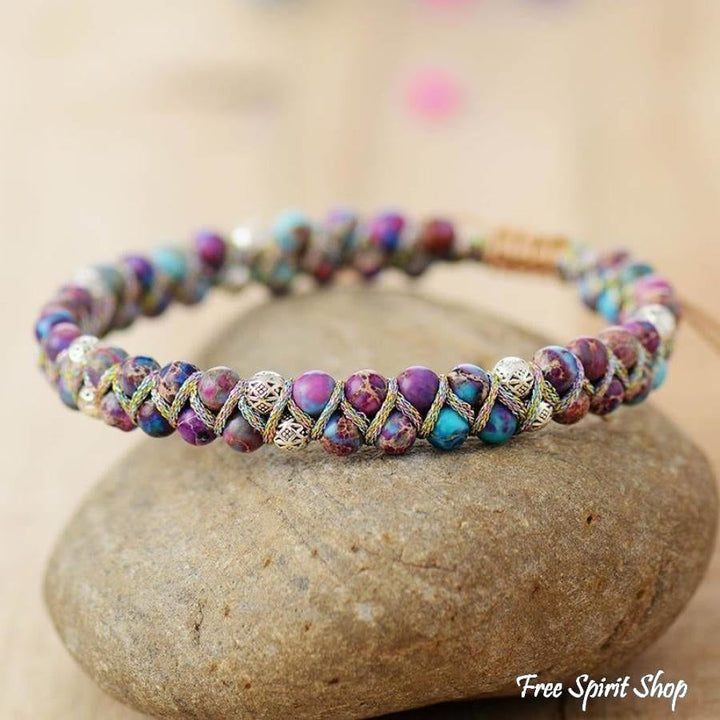 Gemma | Purple Jasper Friendship Bead