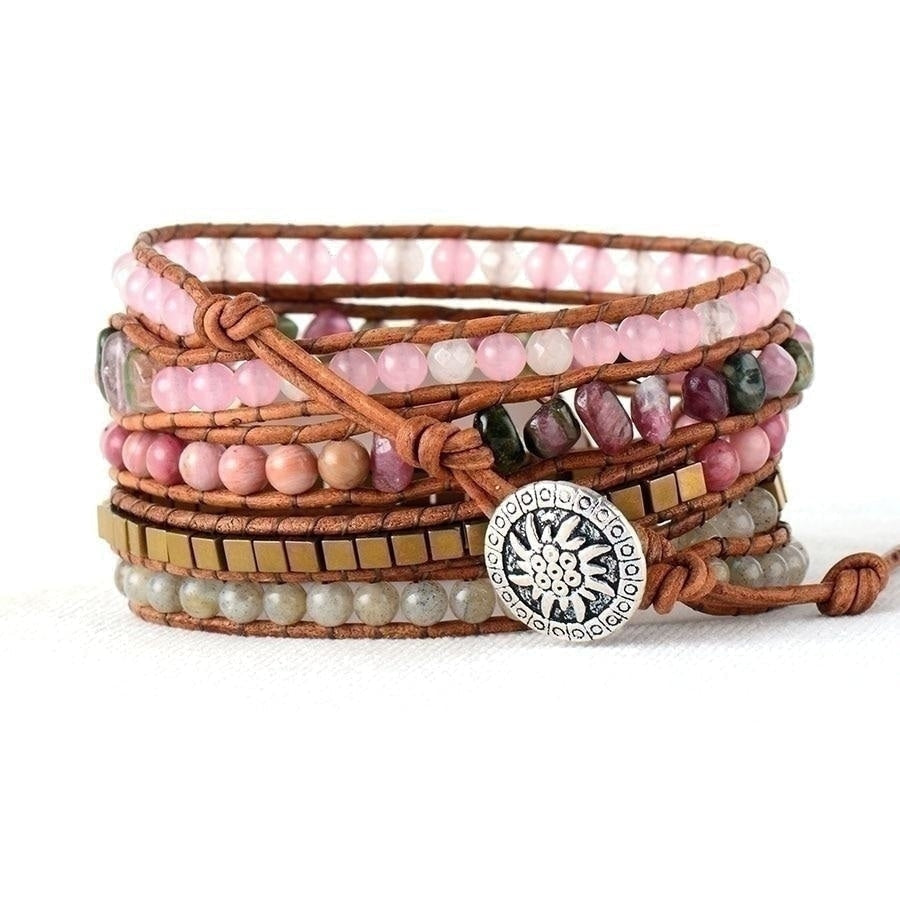 Aisha | Rose Quartz & Tourmaline Beaded