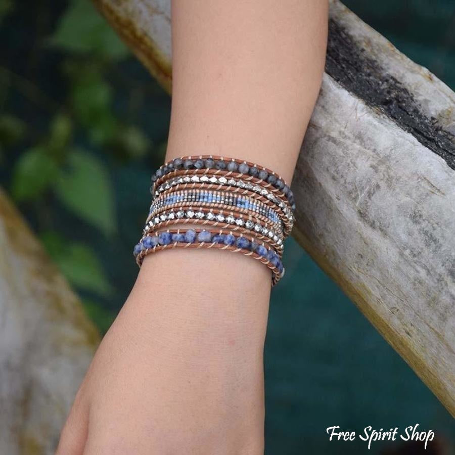 Xanthe | Sodalite, Labradorite & Hematite Stone