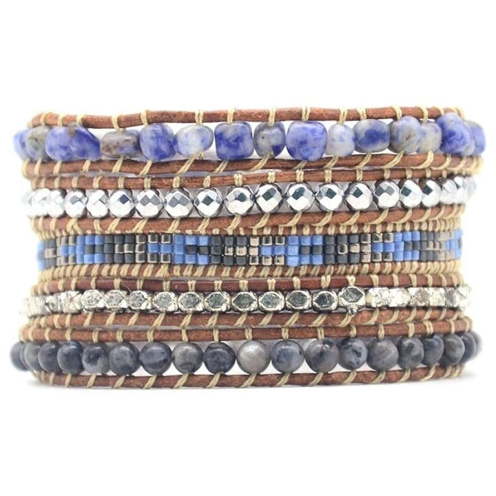 Xanthe | Sodalite, Labradorite & Hematite Stone
