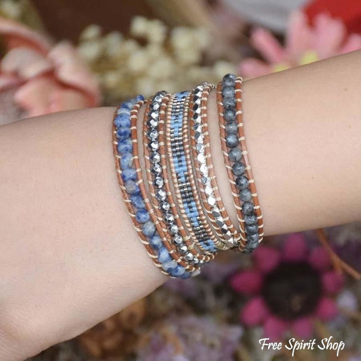 Xanthe | Sodalite, Labradorite & Hematite Stone