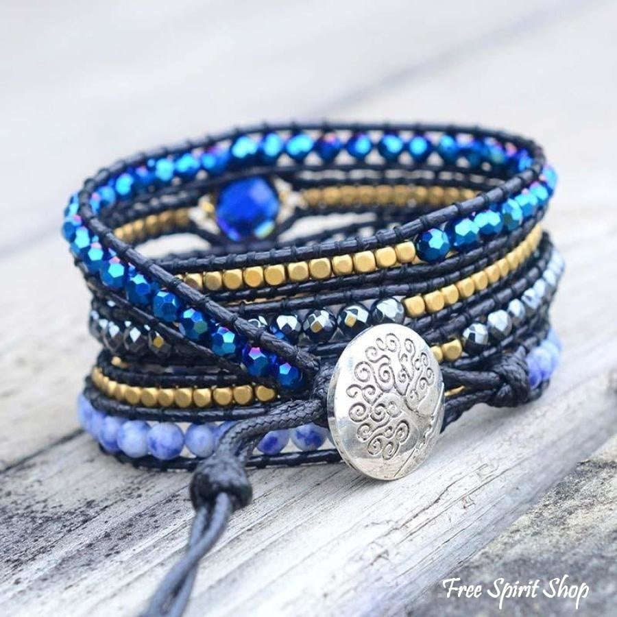 Violet | Sodalite Magic Blue Wrap
