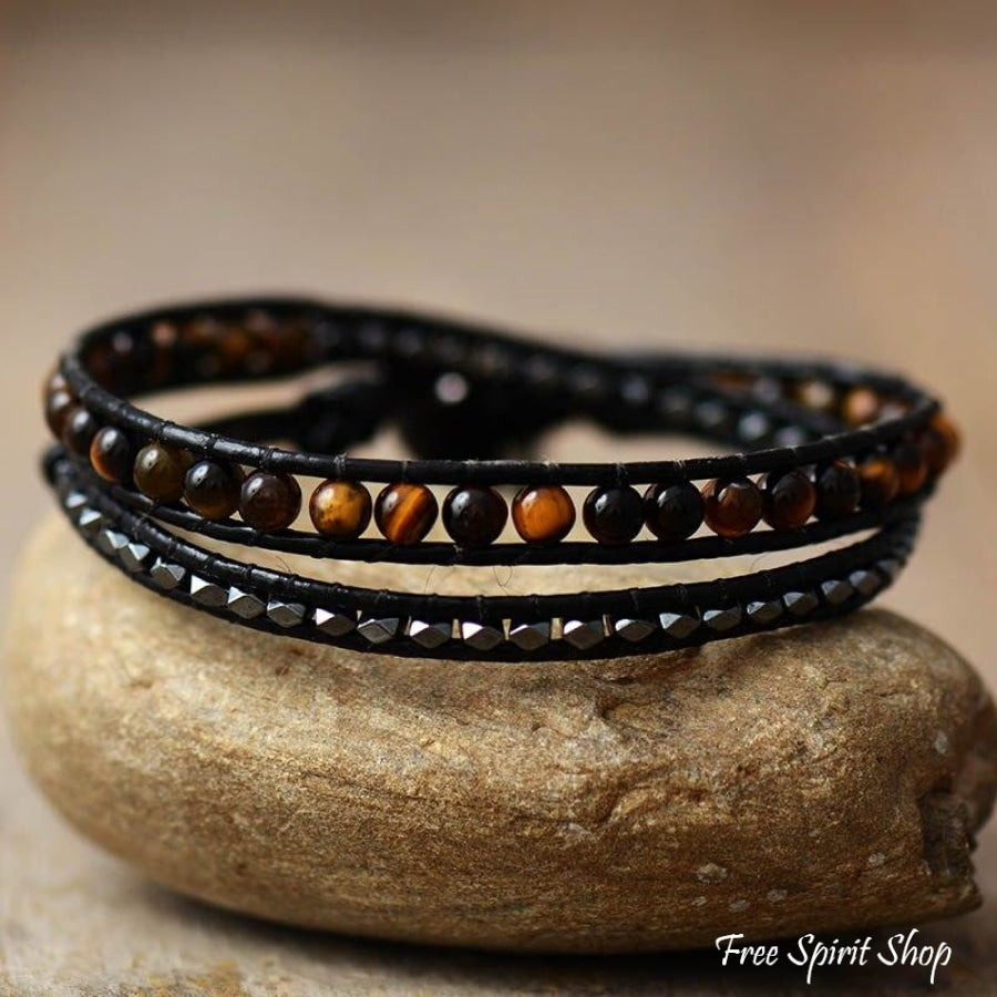 Anita | Tiger Eye Wrap