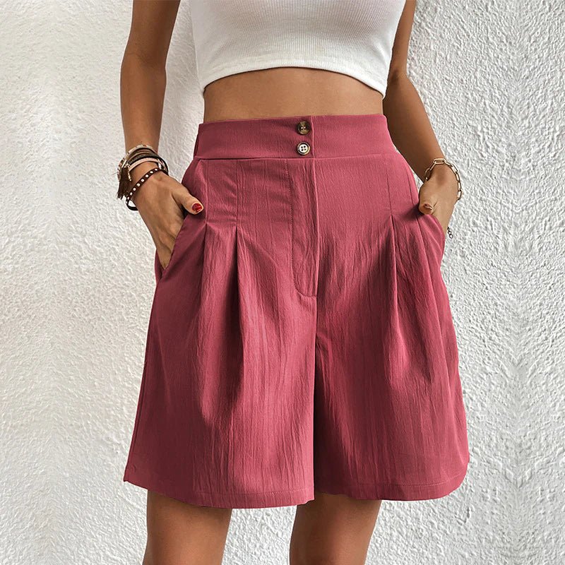 Blair | High Waist Wide Leg Shorts