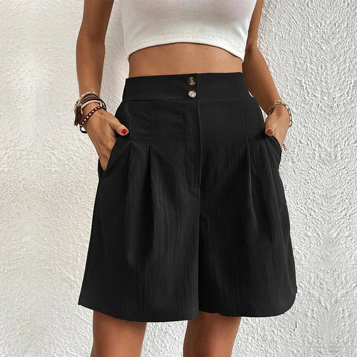 Blair | High Waist Wide Leg Shorts