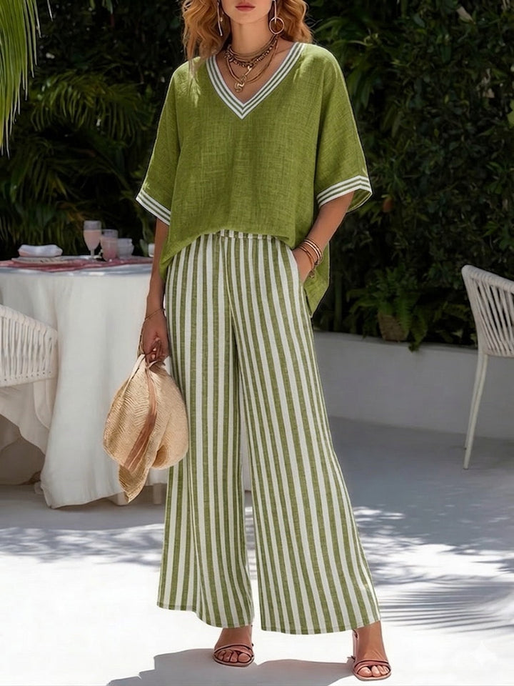 Audrey | Striped Set