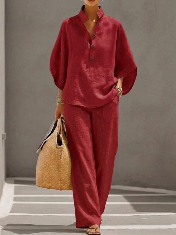 Mariel | Batwing Sleeve Suit with