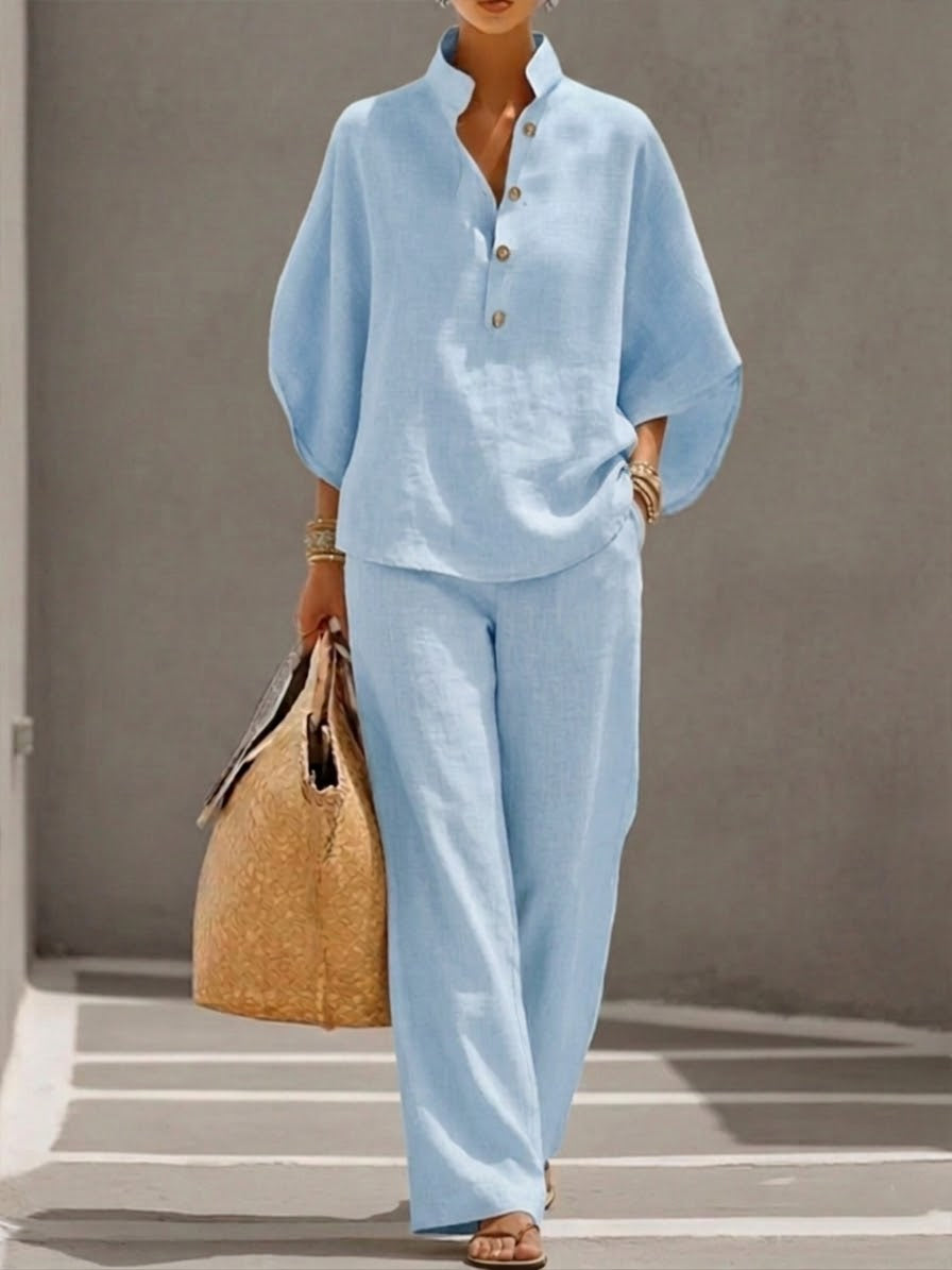 Mariel | Batwing Sleeve Suit with