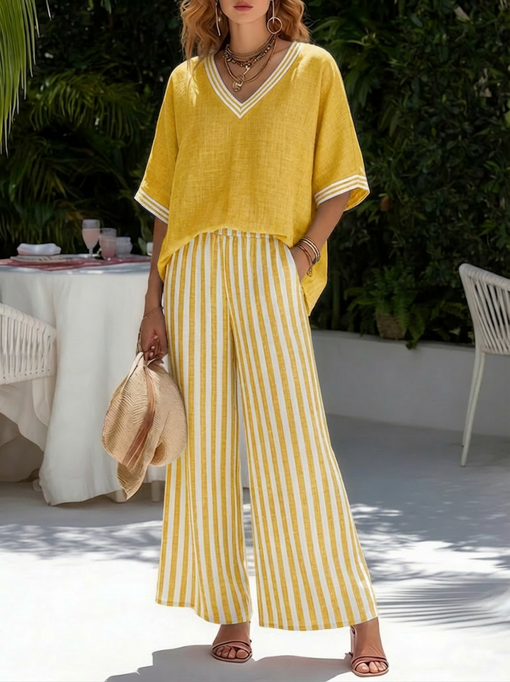 Audrey | Striped Set