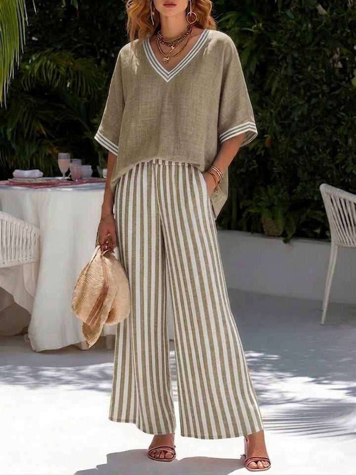 Audrey | Striped Set