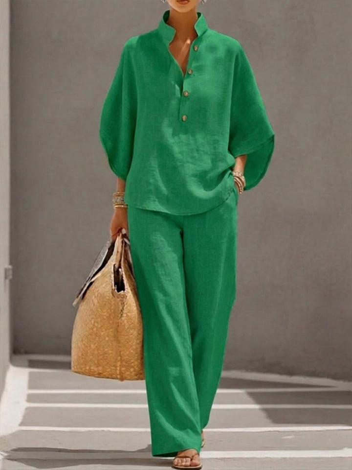 Mariel | Batwing Sleeve Suit with