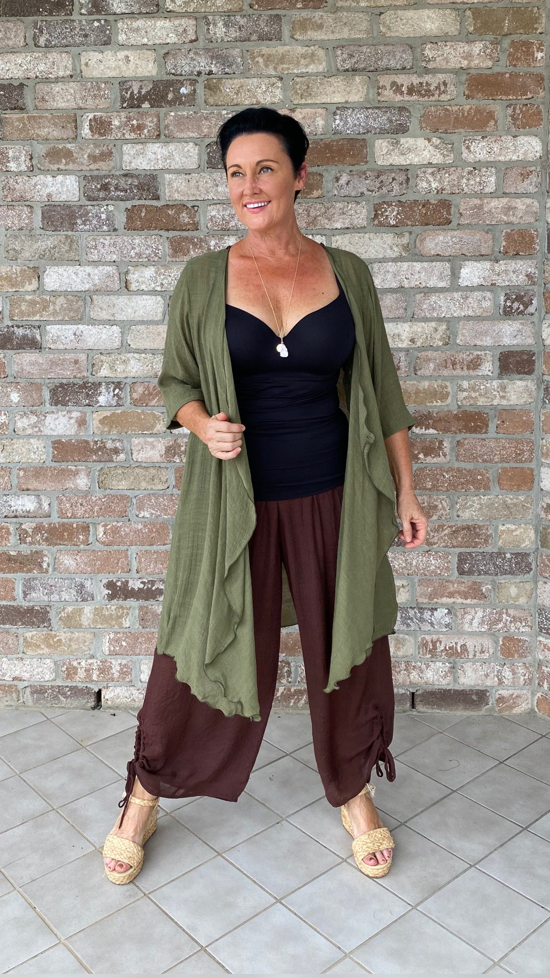 Fleur | Infinity Jacket in Olive