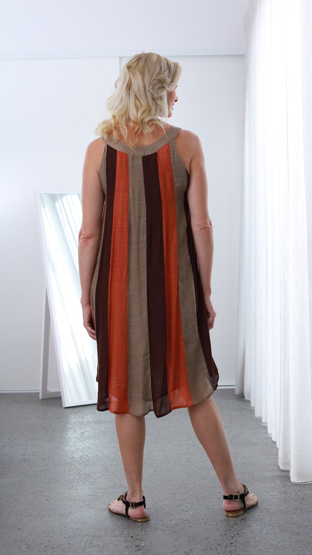 Willow | Jaffa Stripe Bamboo Dress