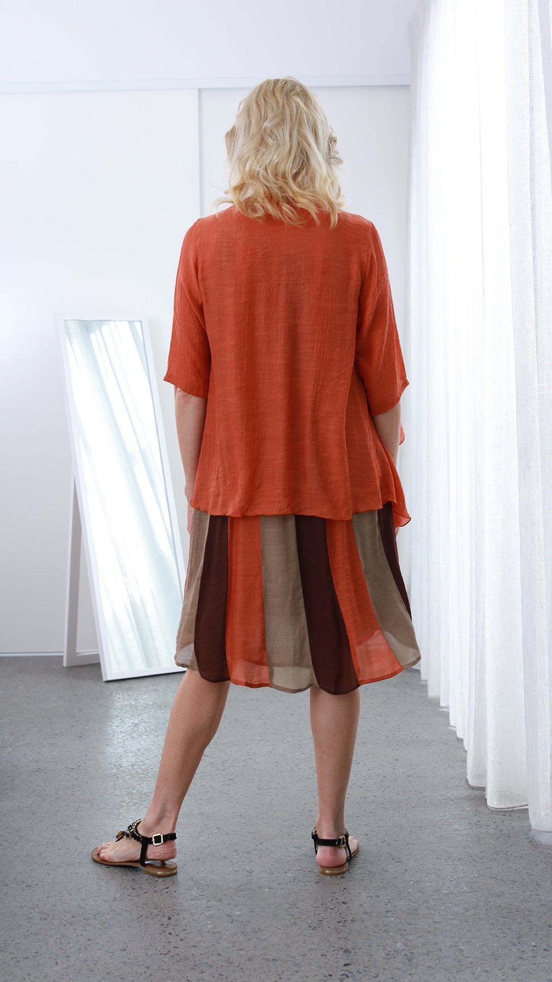 Willow | Jaffa Stripe Bamboo Dress