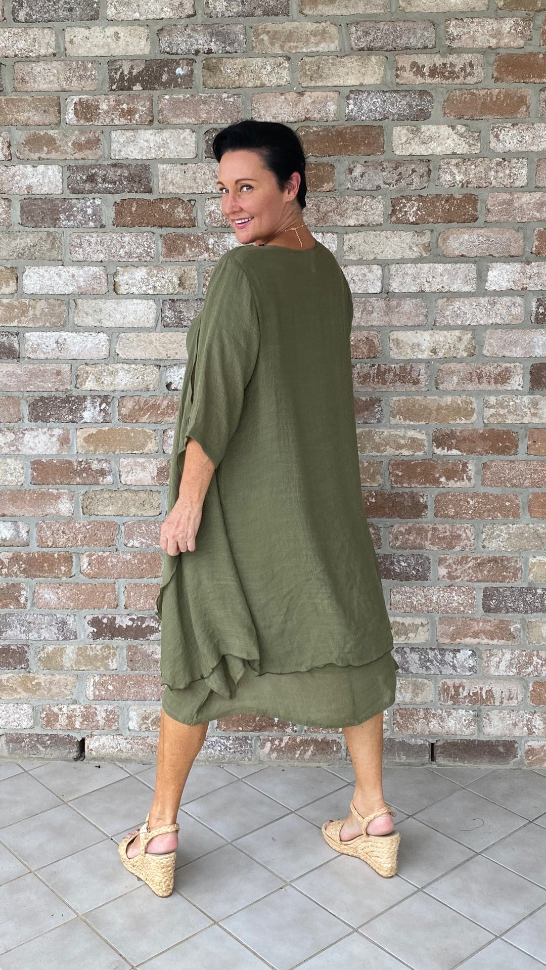Fleur | Infinity Jacket in Olive