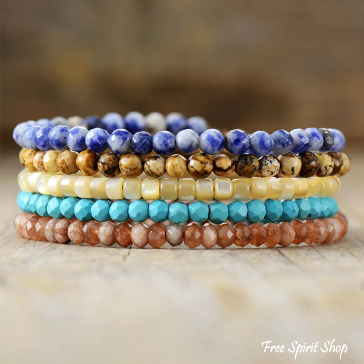 Nora | Sodalite Jasper Shell Strawberry Quartz