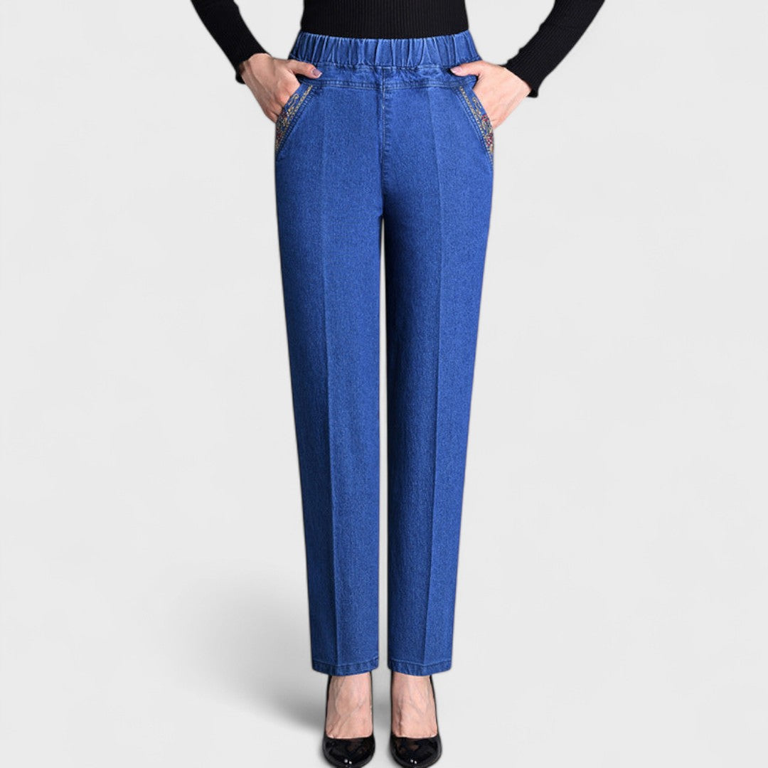 Marian | Stretch Jeans with Side Pockets