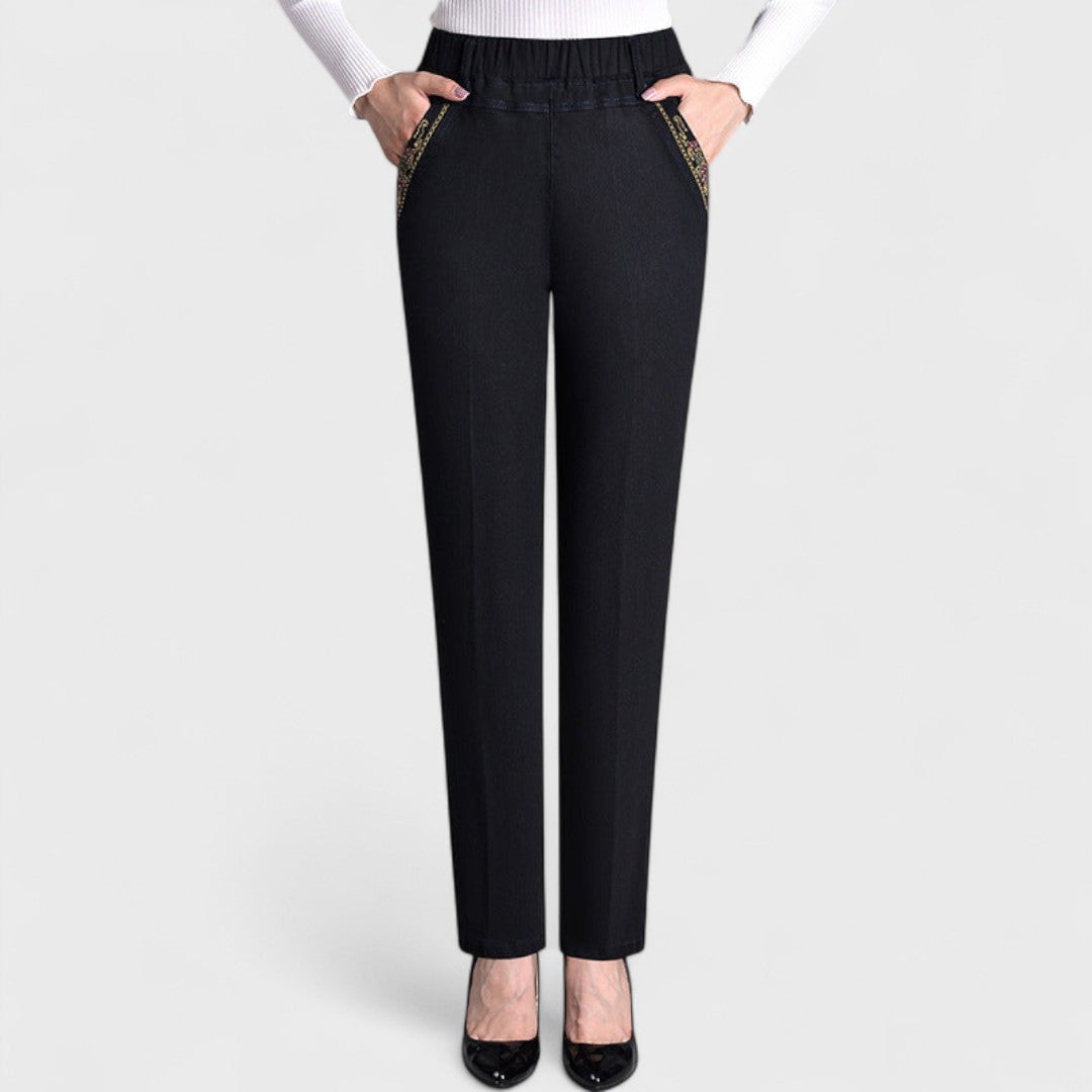 Marian | Stretch Jeans with Side Pockets